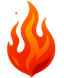 Inflamed Hosting flame logo